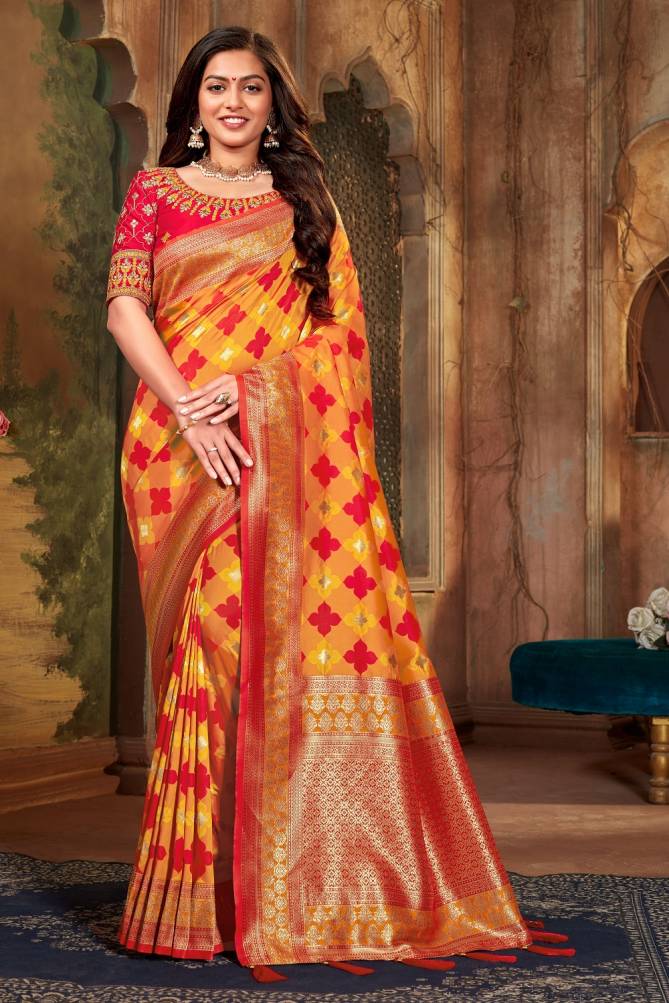 Manohari Hit Colour 15 New Exclusive Wear Designer Banarasi Silk Saree Collection